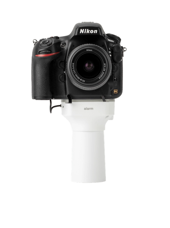 Esposizione della merce Sicurezza per fotocamere compatte e reflex digitali e obiettivi