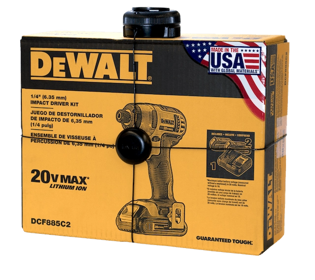 InVue Package Wrap un trapano DeWalt