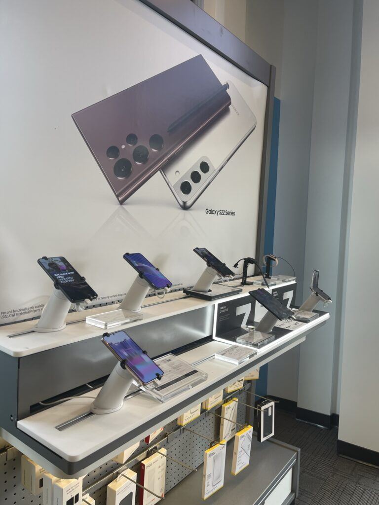 LIVE OnePOD telefoni e iPadOnePOD presso il negozio AT&T