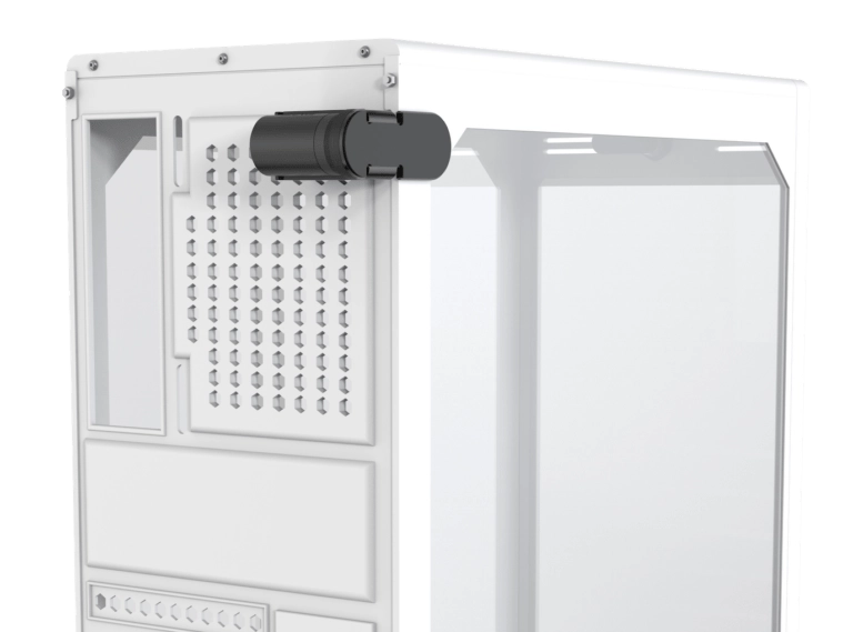 Desktop Lock montato su un case tower da tavolo