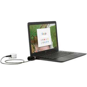 K Lock di sicurezza collegato al computer portatile