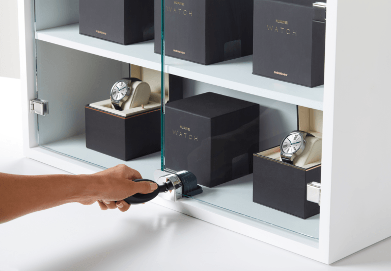 Showcase LockInVue , progettata per soluzioni di sicurezza avanzate