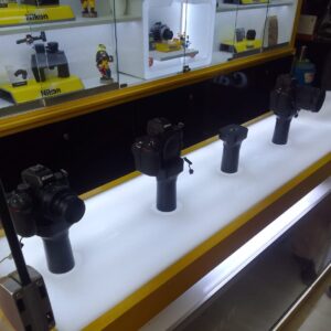 Telecamera su display nero di sicurezza
