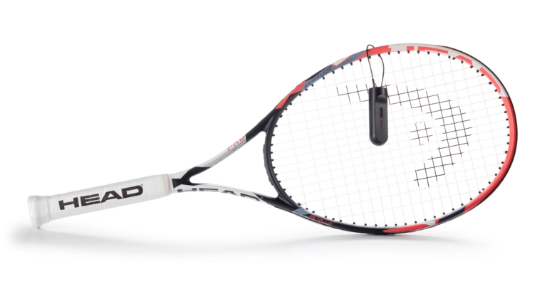 Racchetta da tennis fissata con InVue di sicurezza InVue