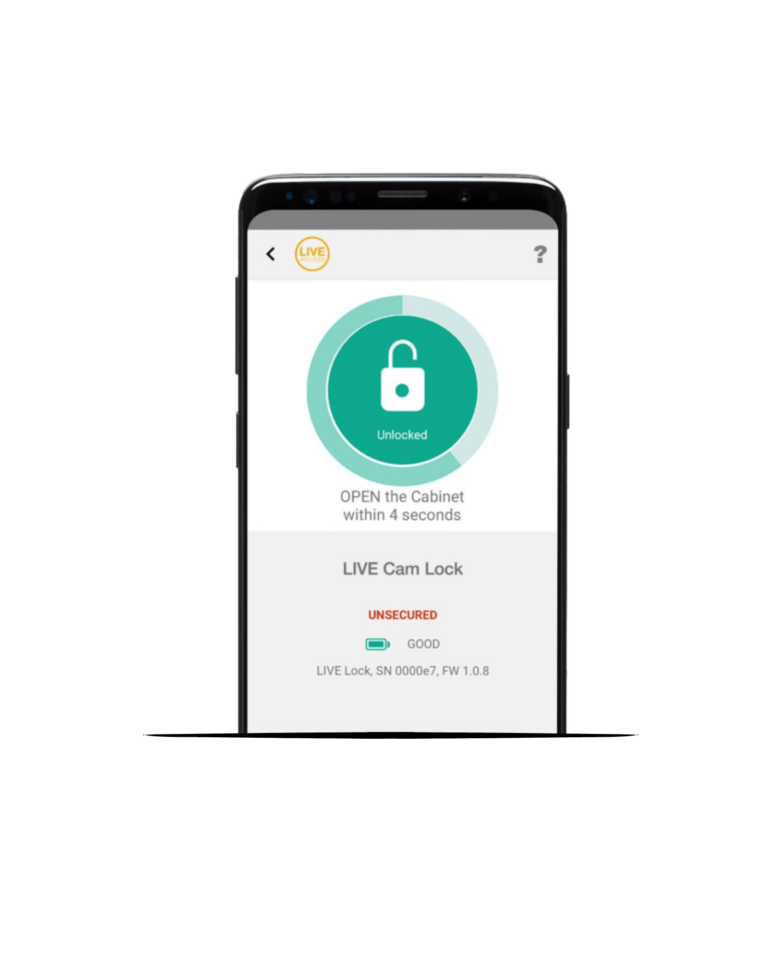 InVue LIVE Plunger Lock schermataPlunger Lock sul telefono