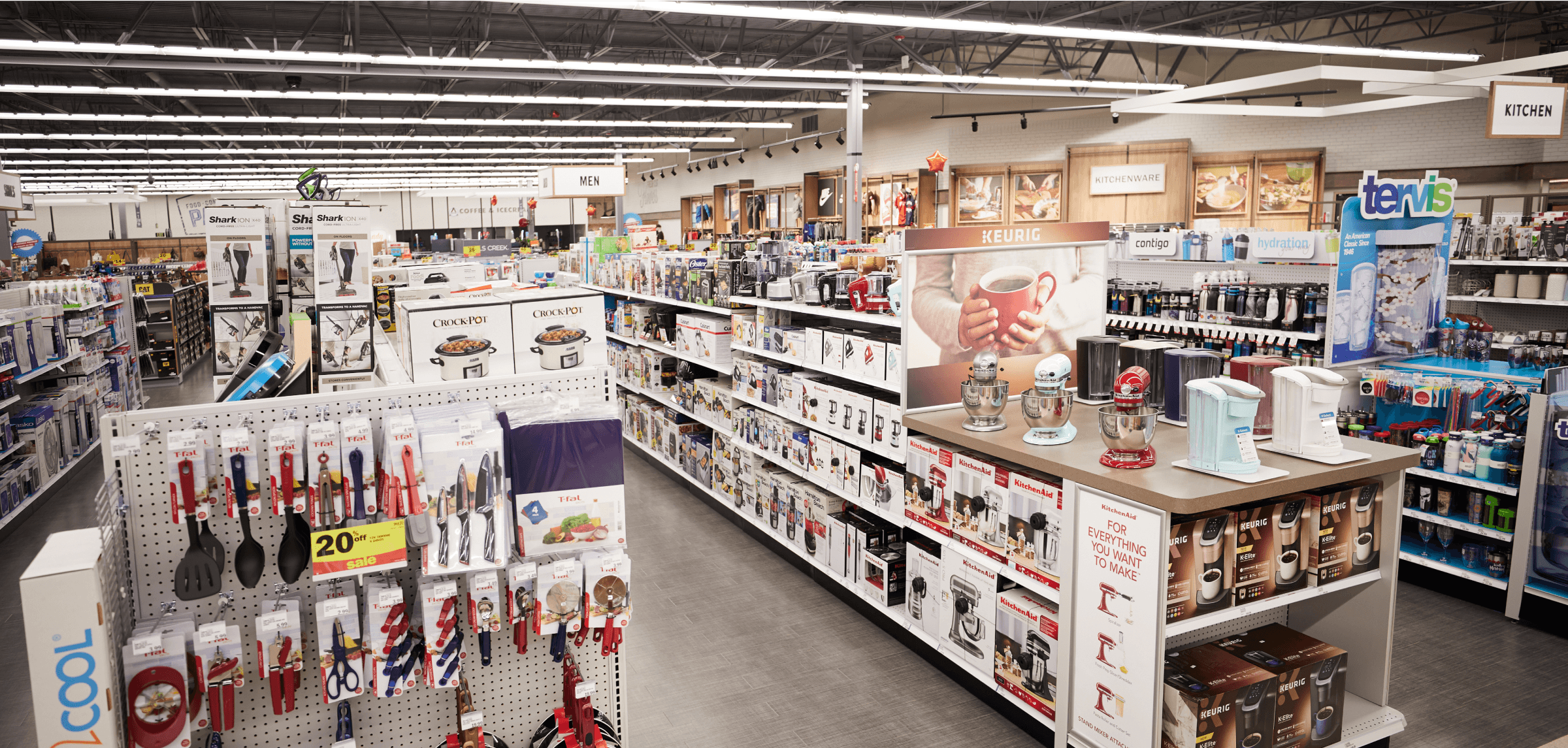 Espositori per ipermercati e negozi di alimentari