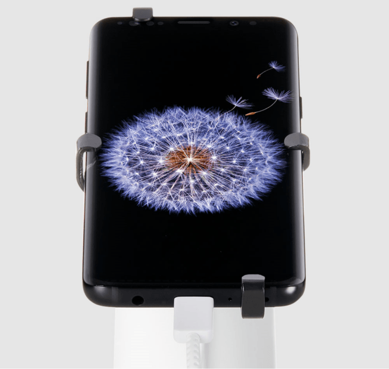 OnePOD telefono e staffa a sgancio rapido chiusa