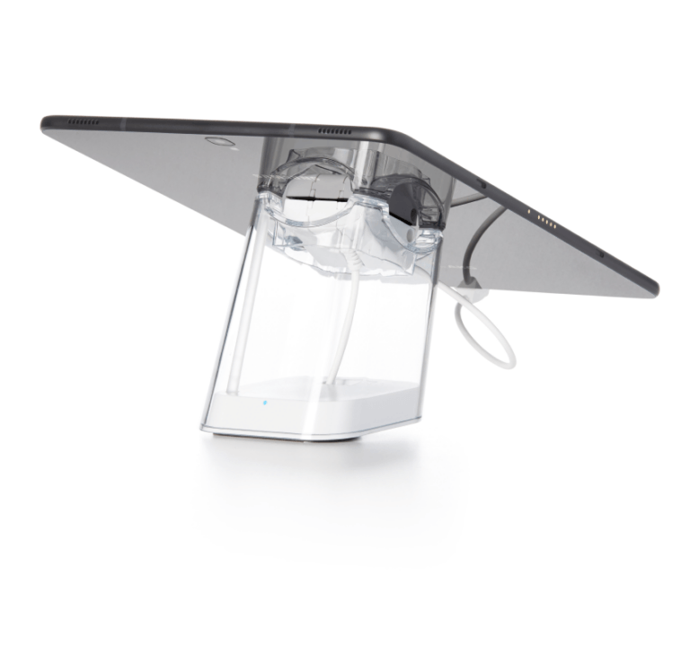 Tablet su supporto sicuro