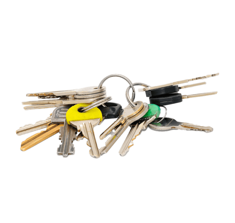 Chiavi multiple su un portachiavi
