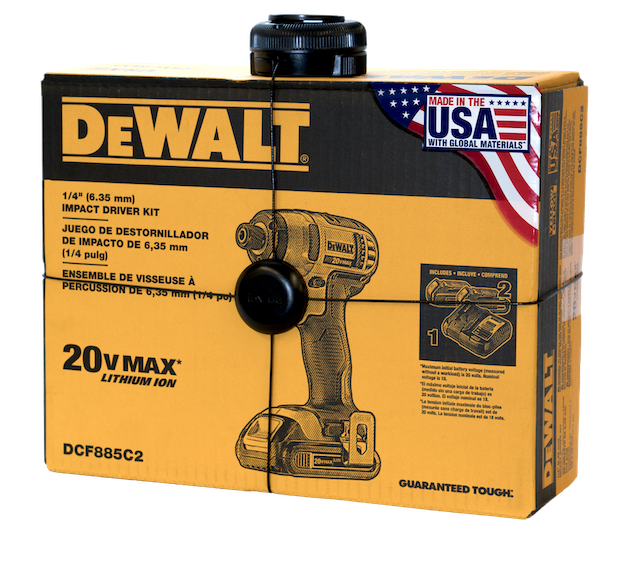 InVue Package Wrap un trapano DeWalt