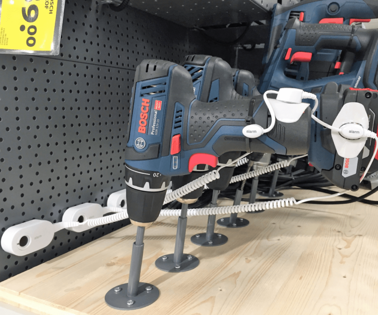 Trapano fissato con serratura InVue