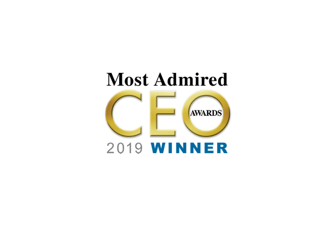 Vincitore del premio "Most Admired CEO Awards" 2019