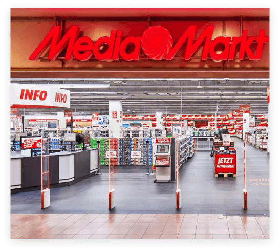 Vetrina del negozio MediaMarkt