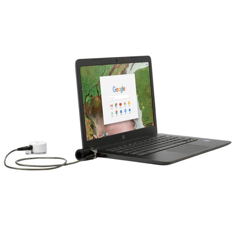 K Lock di sicurezza collegato al computer portatile