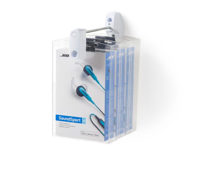 Sicurezza espositori merci - Sicurezza completa per cuffie e auricolari