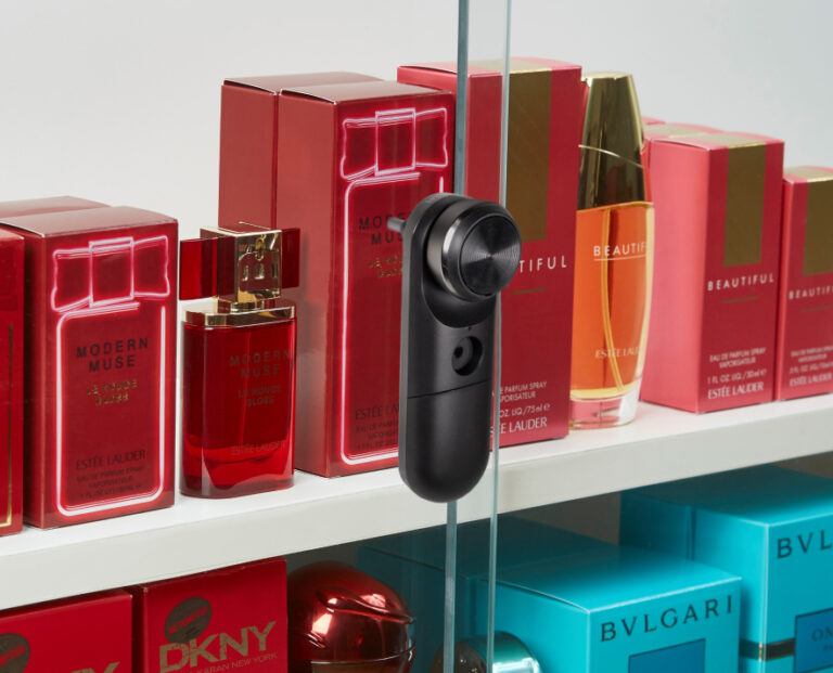 LIVE Plunger Lock armadietti in vetro contenenti profumi