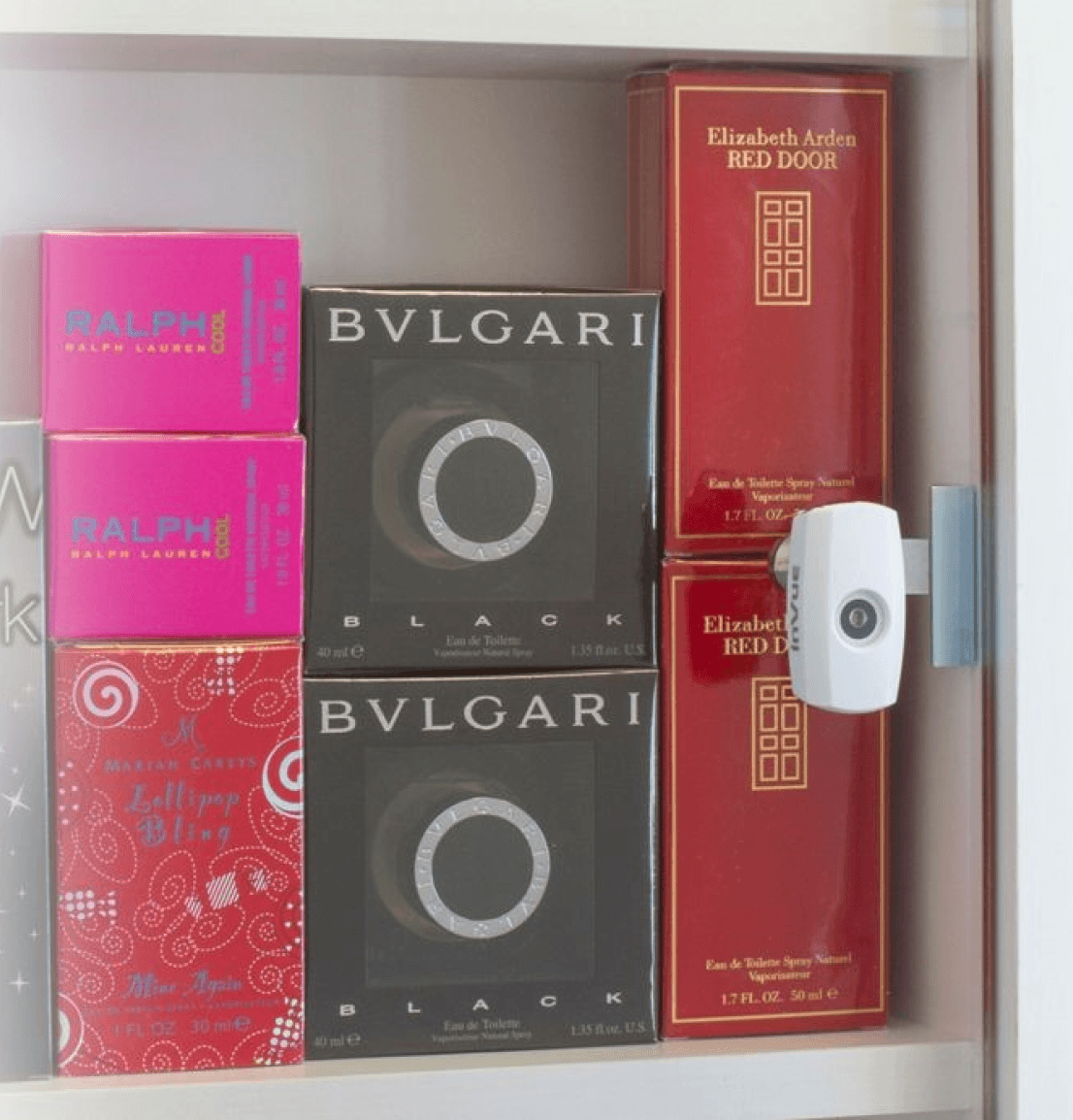 Cam Lock porta a vetri apribile che protegge le scatole di profumo