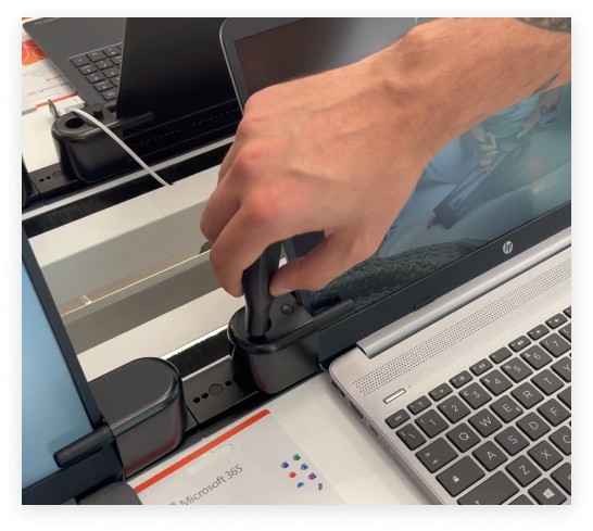 Lucchetto per laptop con apertura manuale con OneKEY