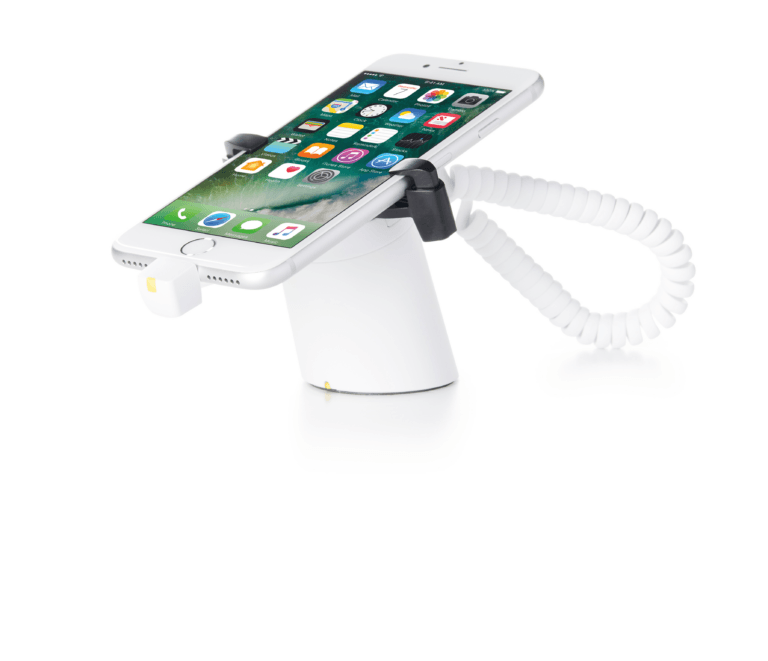 S960 in bianco con iPhone con 3-4 staffe sinistre