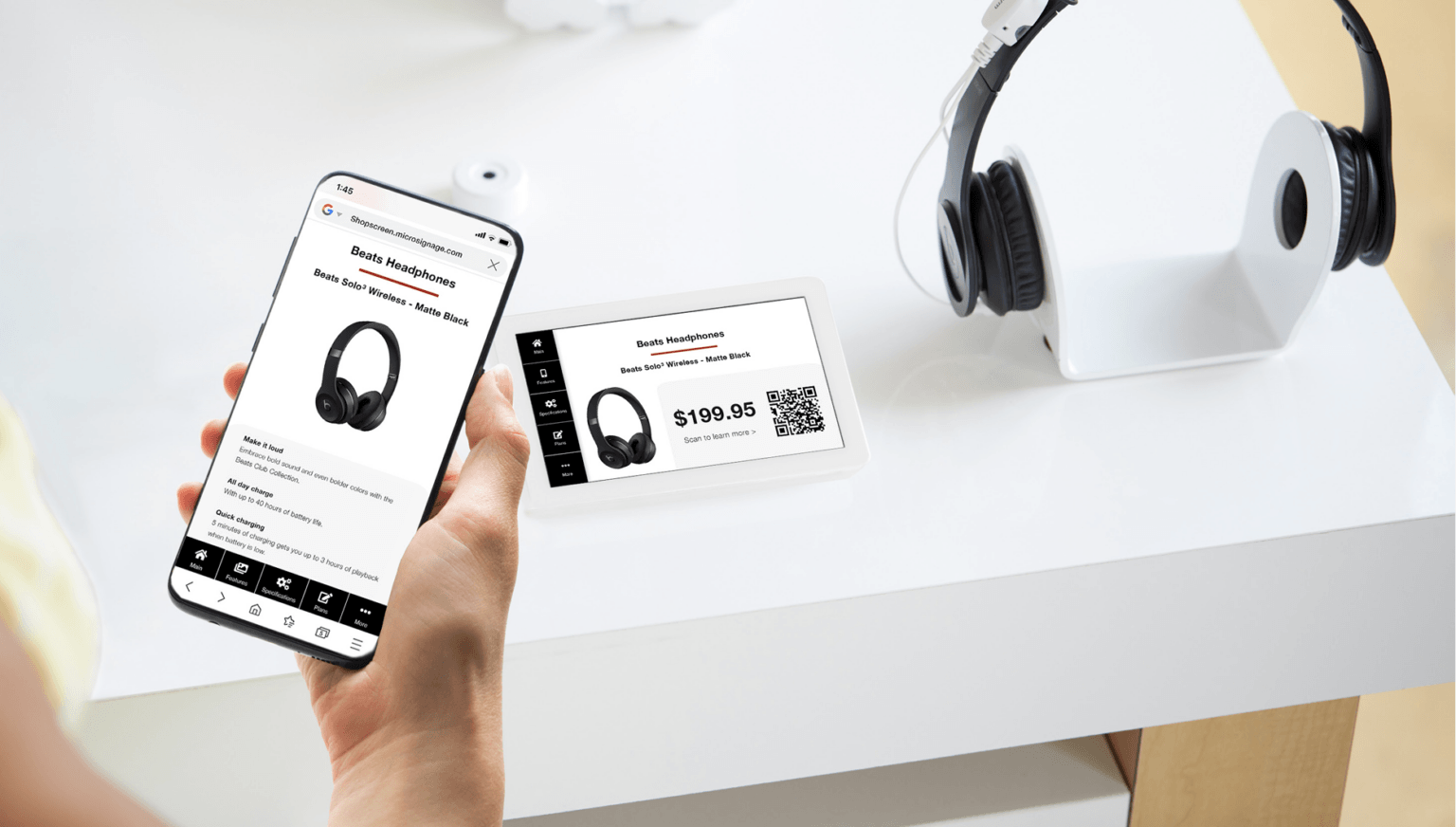 Dispositivi mobili e cuffie protetti da OnePOD