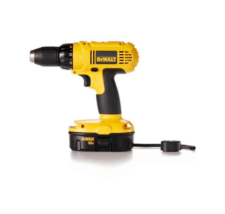 Trapano DeWalt fissato con Zips