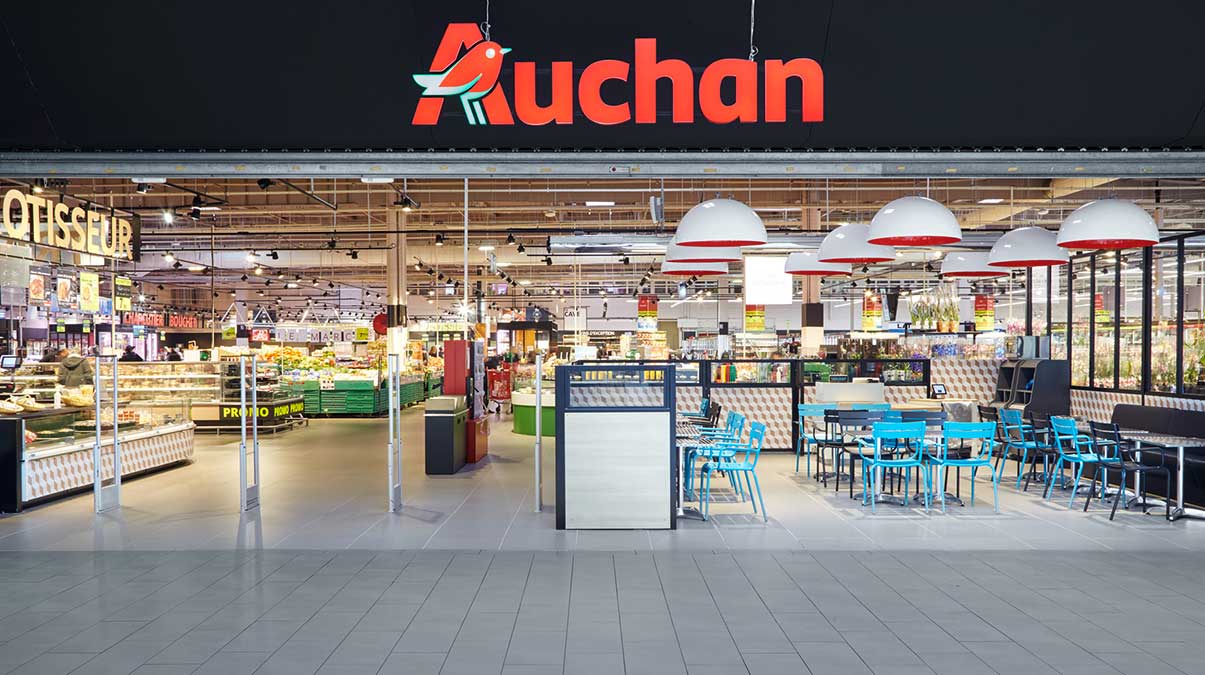 Esterno del negozio Auchan
