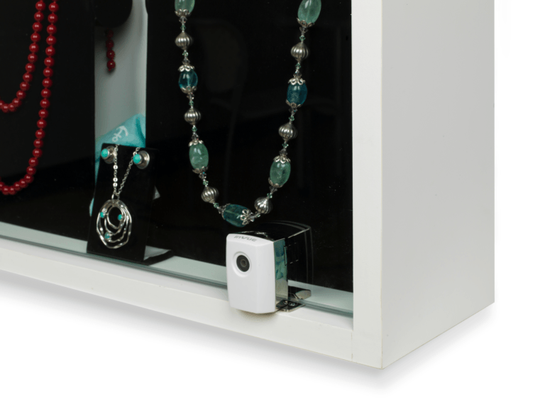 Serratura scorrevole InVue in bianco, progettata per soluzioni di sicurezza avanzate