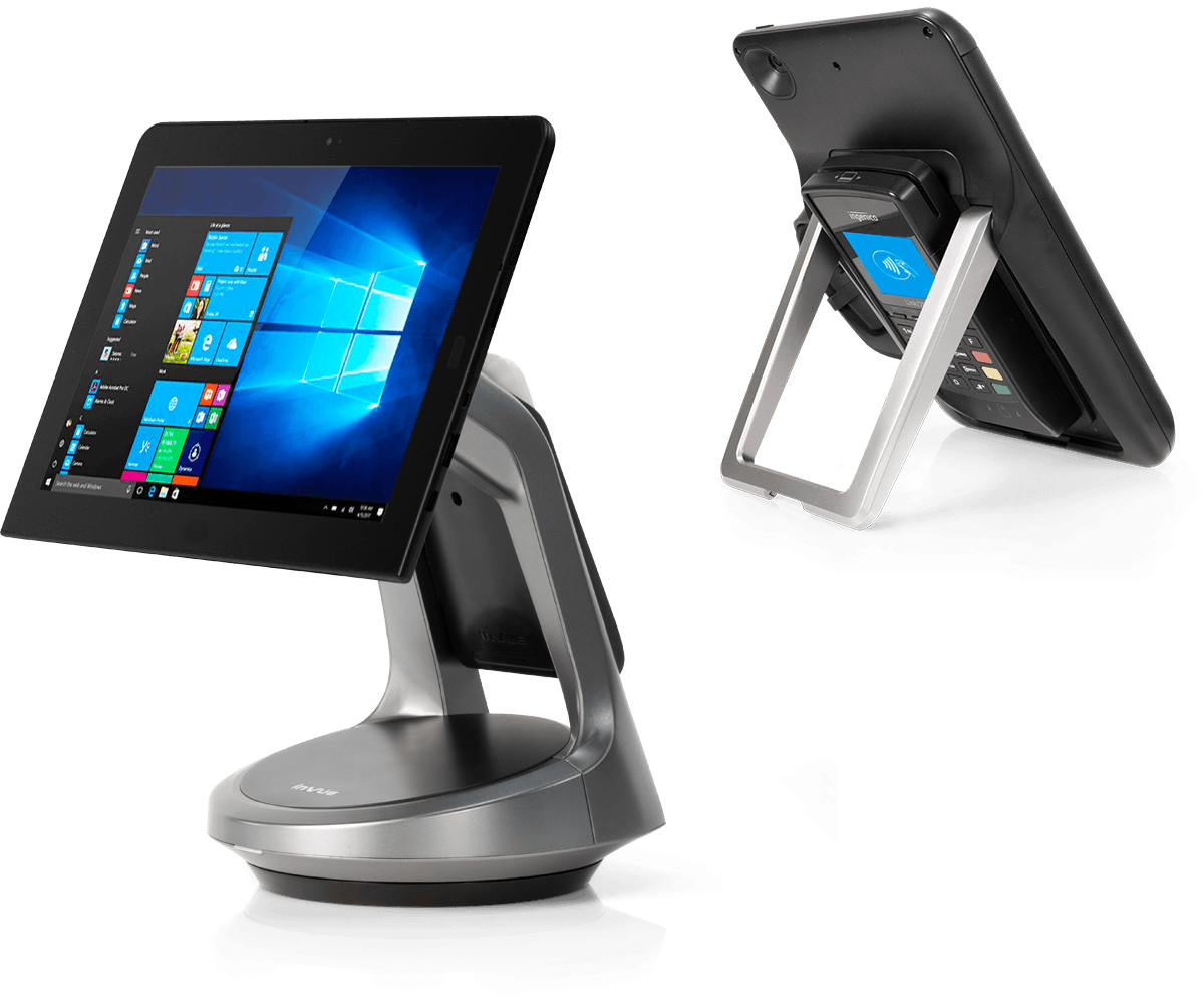 Due espositori da tavolo per punti vendita