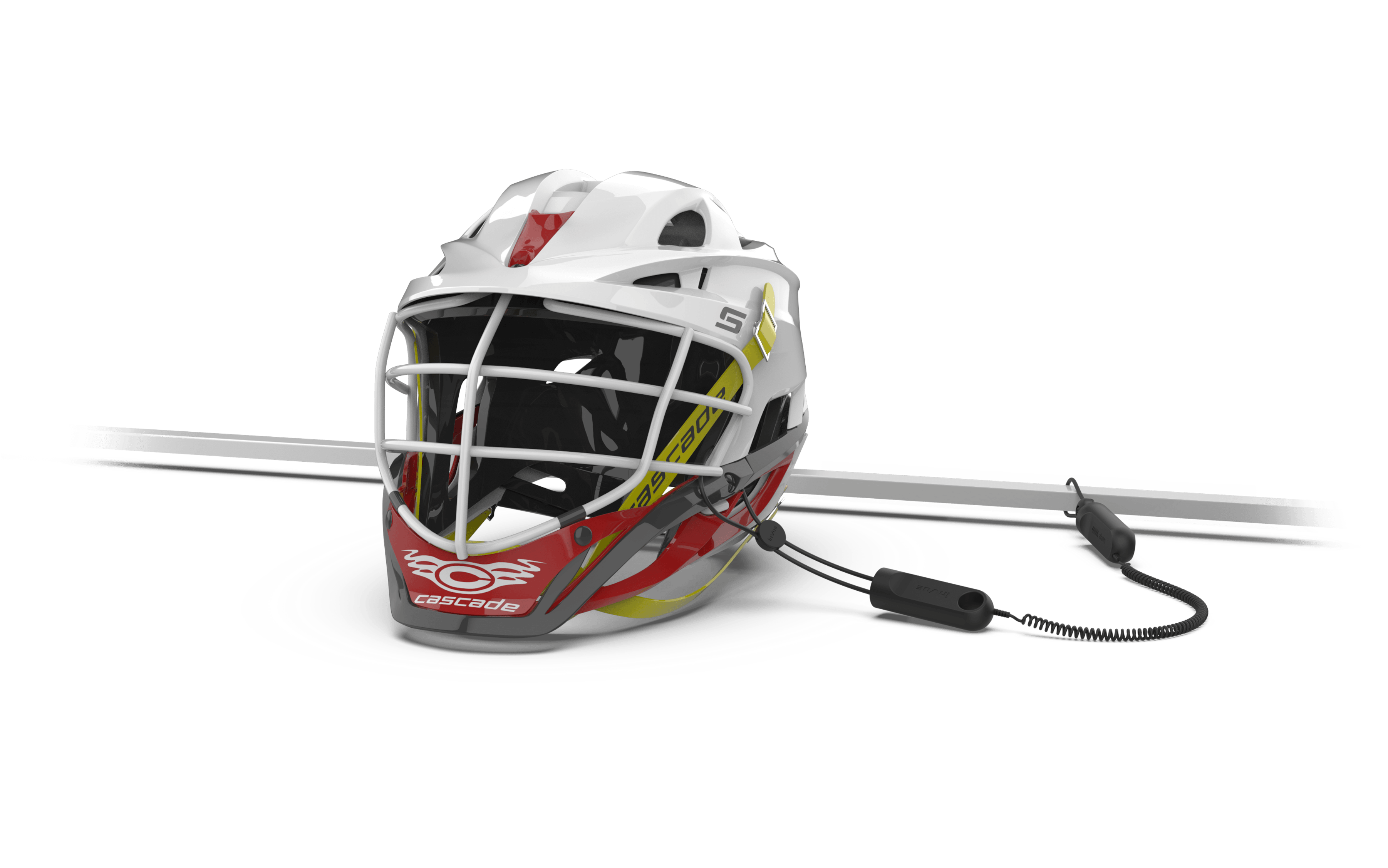 Casco fissato con Cable Lock Anchor