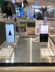 Display degli smartphone in AIS