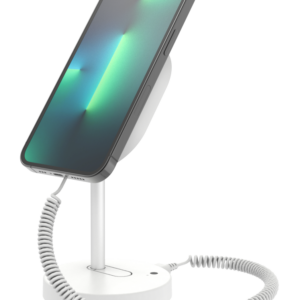 Supporto bianco MagStand dispositivi portatili con telefono