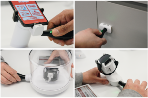 OneKEY Ecosistema per la sicurezza al dettaglio fornito da InVue e installato nel negozio di Claro.
